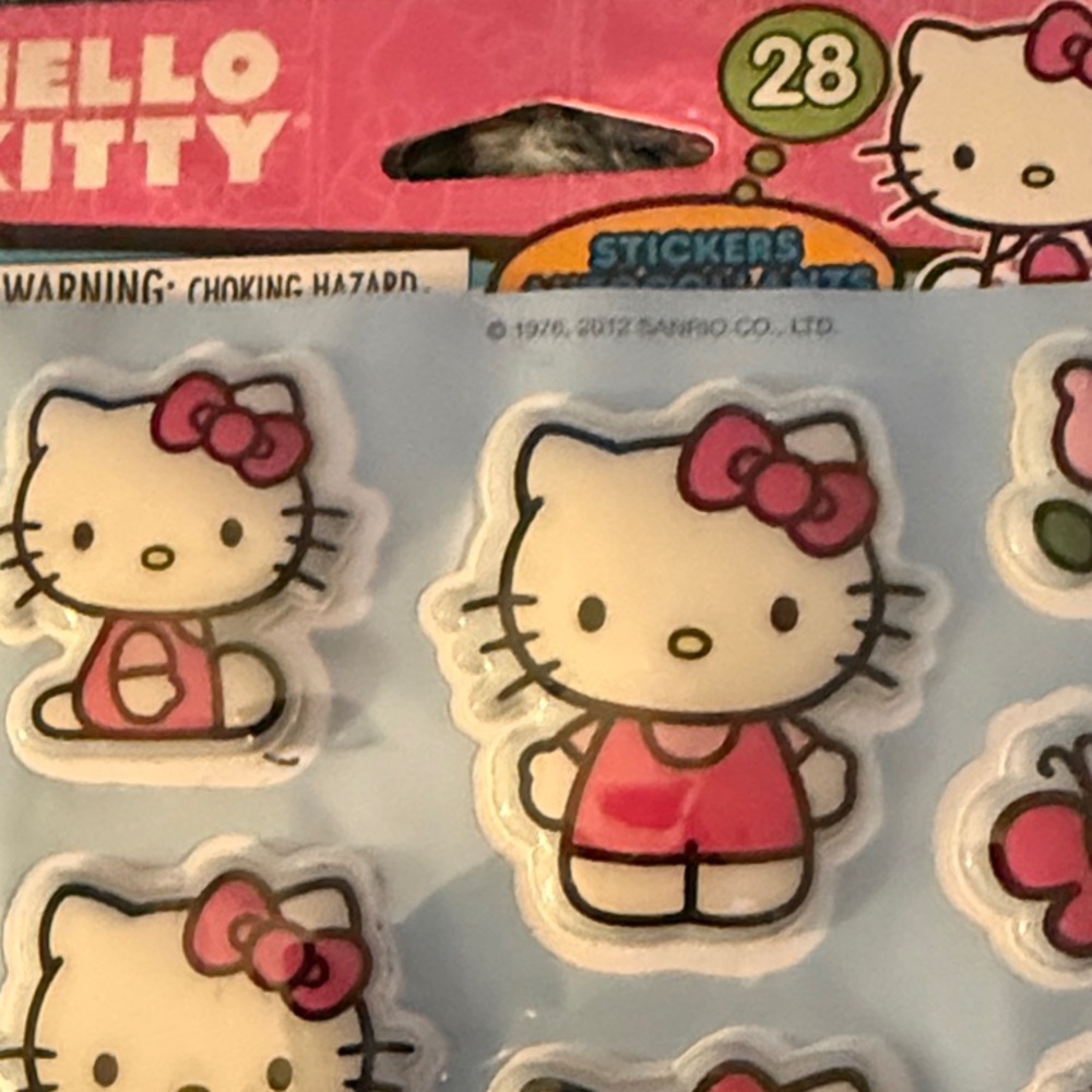 Hello Kitty Puffy Sticker Collection